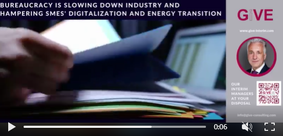Bureaucracy is slowing down industry and mapering SME’s digitalization and energy transition